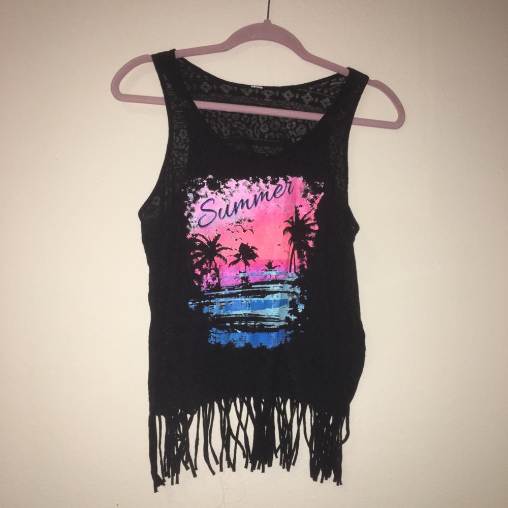 Summer fringe shirt